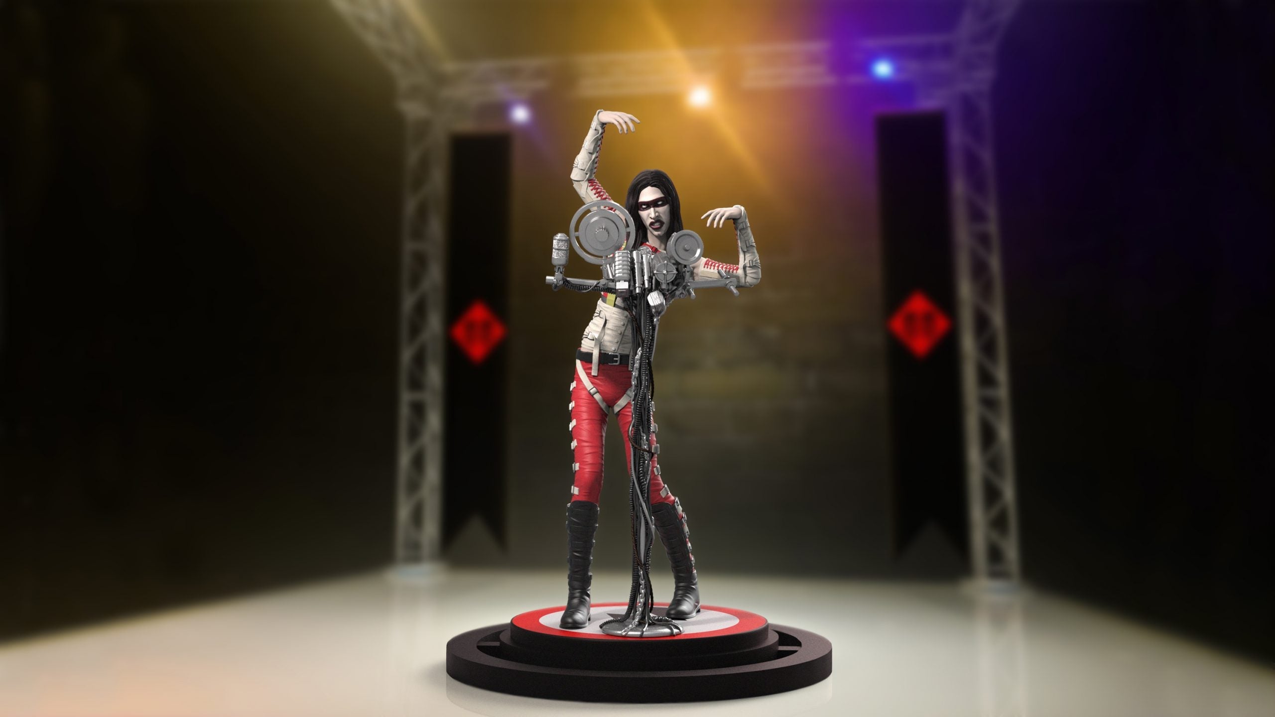 The Marilyn Manson Rock Iconz Limited Edition statue from KnuckleBonz.